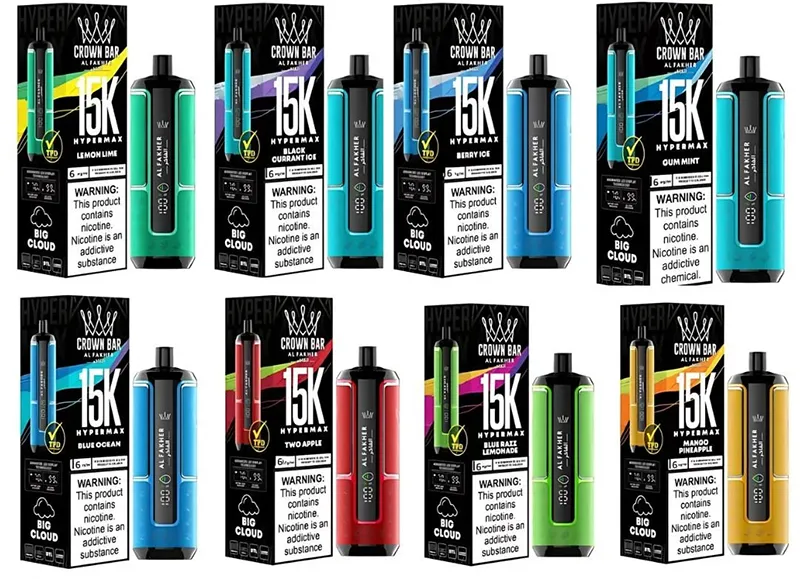 Al Fakher Crown Bar 15K Hypermax Unmatched 15,000 Puffs-1