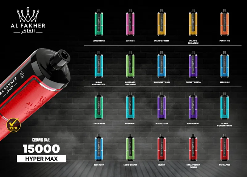 Al Fakher Crown Bar 15K Hypermax Unmatched 15,000 Puffs-4