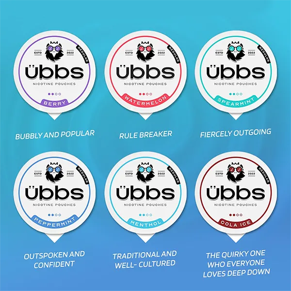 UBBS Nicotine Pouches Top Flavors Best In UK Wholesale-3
