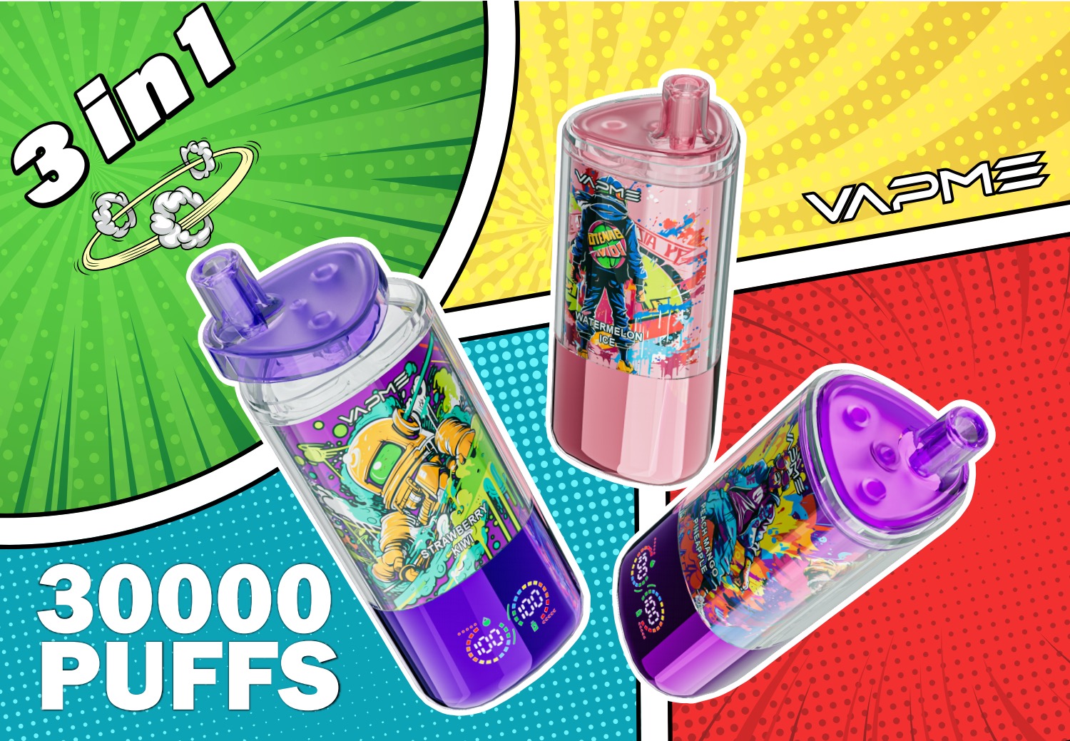 VAPME CRYSTAL 30000 Puffs
