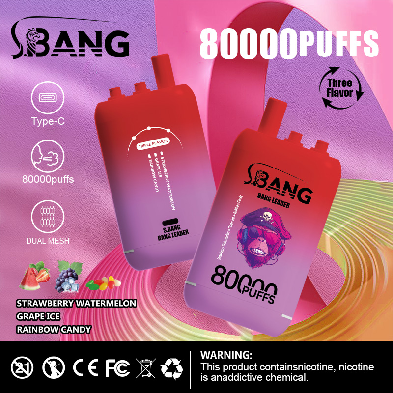 Bang Leader 80000 Puffs 3 Flavors In 1