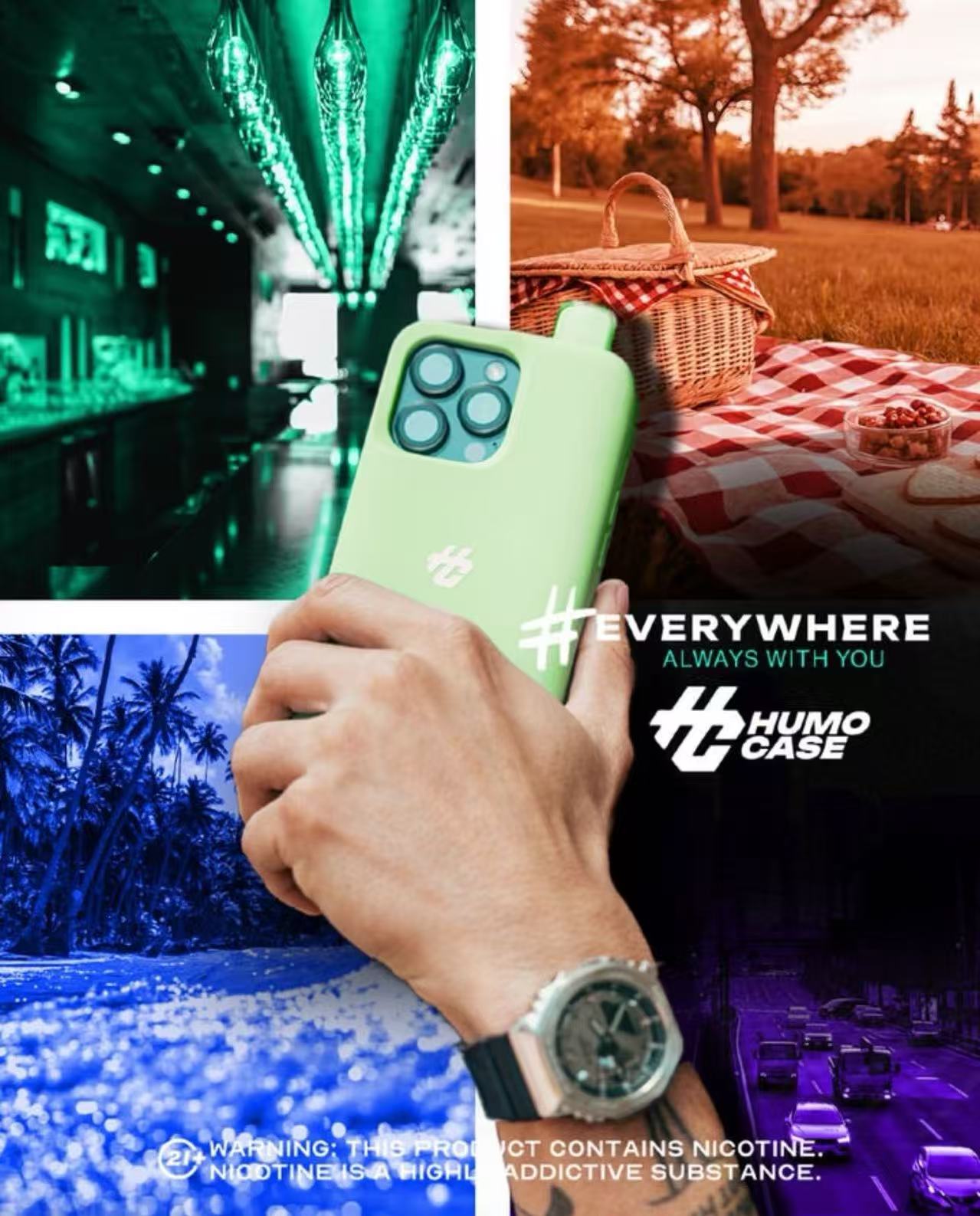 Humo Case 30000 puffs iPhone 15