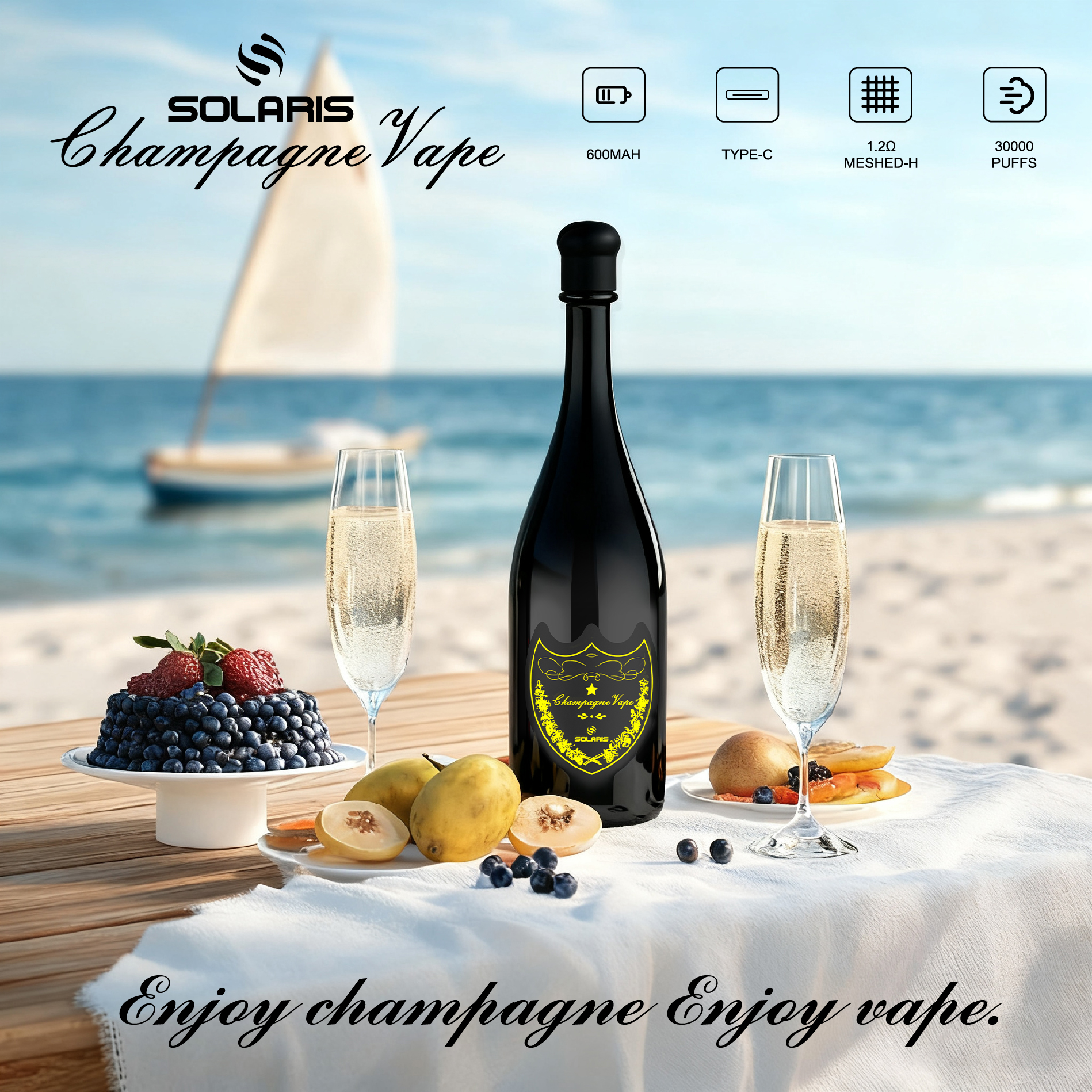 solaris champagne vape 30000 puffs