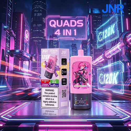 JNR Quads 120000 Puffs 4-in-1 Vape 60ml France Wholesale-7