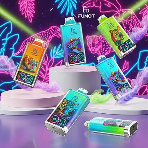 Gamme de saveurs fruitées et fraîches pour la vape Fumot Leopard 40K