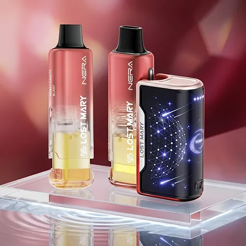 Pomegranate Blast flavor pods for Lost Mary NERA Fullview 70K Puffs rechargeable device