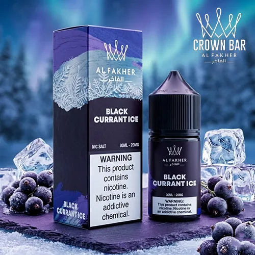 Close-up of the official Al Fakher 30ml nicotine salt bottle showing authenticity seals