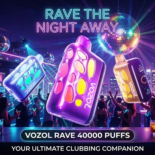 Vozol Rave 40K disposable vape flavors for UAE vape shops