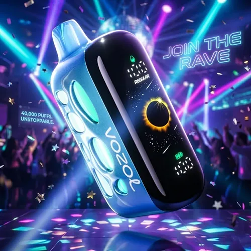 Vozol Rave 40K disposable vape device design for Middle East vape market