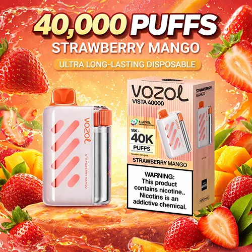 Vozol Vista 40K disposable vape flavors for UAE vape shops