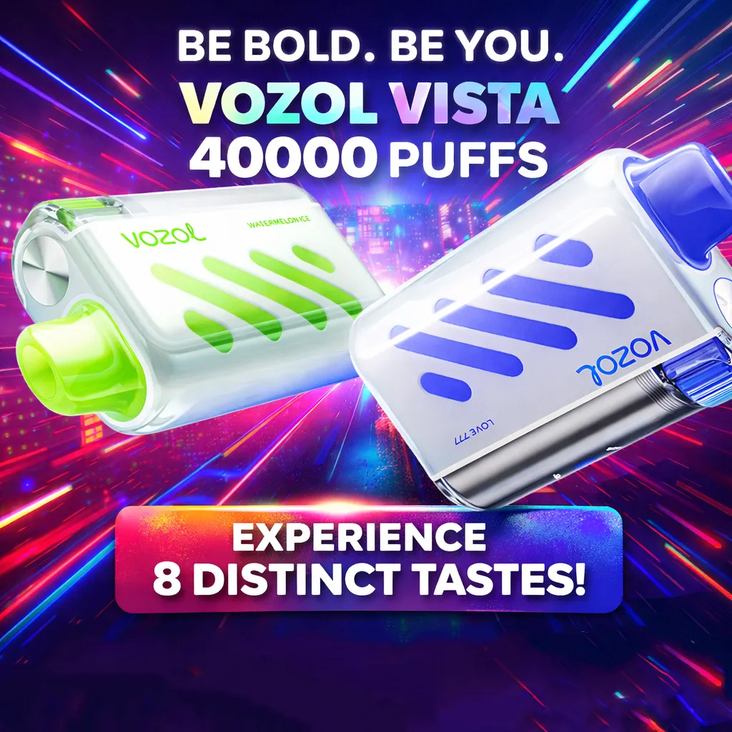 Vozol Vista 40K disposable vape device design for Middle East market